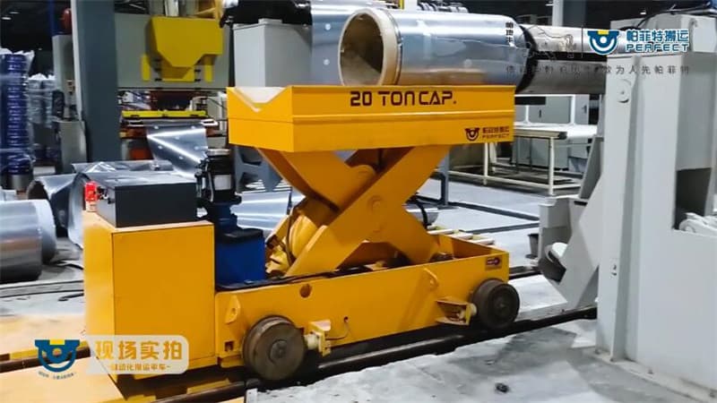 Motorized Die Cart For Foundry Workshop 90 Tons